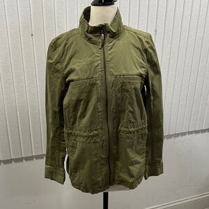 J. Crew Olive Utility Jacket for Women